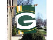 Party Animal Green Bay Packers Bold Logo Banner United States 36 x 24 Lightweight Dye Sublimated Polyester