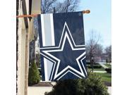 Party Animal Dallas Cowboys Bold Logo Banner United States Dallas 36 x 24 Lightweight Dye Sublimated Polyester