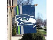 Party Animal Seattle Seahawks Bold Logo Banner United States 36 x 24 Lightweight Dye Sublimated Polyester