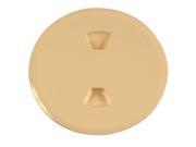 Beckson 5 Twist Out Deck Plate Beige