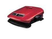 George Foreman 5 Serving Removable Plate Grill 84 Sq. inch. Cooking Area Red
