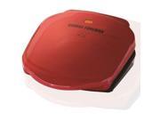 George Foreman 2 Serving Classic Plate Grill 36 Sq. inch. Cooking Area Red