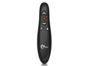 SIIG Inc 2.4GHz RF Wireless Presenter Wireless Radio Frequency Black Retail USB Computer Notebook 5 Button s Symmetrical