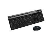 Gear Head Wireless Media Pro Keyboard and Optical Mouse USB Wireless RF USB Wireless RF Optical Scroll Wheel QWERTY Play Pause Stop Next Track Previo
