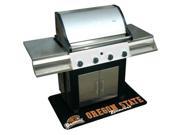 Collegiate Oregon State Beavers Grill Mat Barbecue Grill Deck Patio 30 Length x 48 Width Rectangle Black