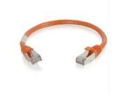 C2G 00896 35 ft. Cat6 Snagless Shielded STP Network Patch Cable Orange