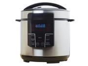 Brentwood EPC 626 Cooker 1.50 gal Black Stainless Steel