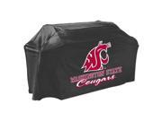 Collegiate Washington State Cougars Grill Cover Supports Barbecue Grill Mold Resistant Mildew Resistant Temperature Resistant Water Resistant PVC free