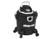Shop Vac Quiet Canister Vacuum Cleaner 1.49 kW Motor 190 W Air Watts 5 gal Bagged 6 ft Cable Length 84 Hose Length 920.1 gal min AC Supply 7.