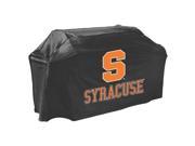 Collegiate Syracuse Grill Cover Supports Barbecue Grill Mold Resistant Mildew Resistant Temperature Resistant Water Resistant PVC free Polyester Bla