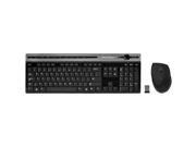 Gear Head Wireless Media Pro Keyboard and Optical Mouse USB Wireless RF USB Wireless RF Optical Scroll Wheel QWERTY Play Pause Stop Next Track Previo