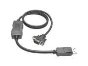 Tripp Lite P581 010 VGA V2 10 ft. DisplayPort 1.2 to VGA Active Adapter Cable DP with Latches to HD15 M M 1920x1200 1080p