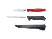 Victorinox Field Butcher Dressing Cutlery Kit Stainless Steel Red