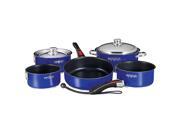 Magma Nesting 10 Piece Cobalt Blue / Slate Black Cookware