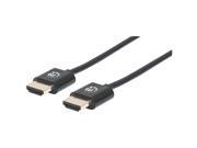 MANHATTAN 394352 Ultra Thin High Speed HDMI R Cable with Ethernet 3ft
