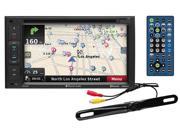 Planet Audio 6.2 Touchscreen D.Din with Backup Camera GPS BT DVD Remote