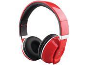 Supersonic IQ 129BT R Over Ear Bluetooth R Headphones with Microphone Red