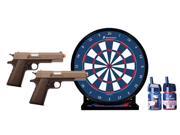 CROSMAN KT02 Target Kit tan brown Spring powered single shot pistol and 12 target kit w amm