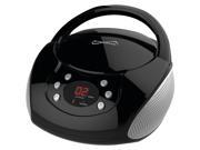 Supersonic SC 515BT BLK Bluetooth R Portable Audio System with CD Player Black