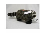 Patchwork Pet Plush Swirl Raccoon Black 15 Inch