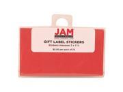 Red Gift Label Stickers 2 x 3 1 2 25 per pack