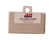 Grey Gift Label Stickers 2 x 3 1 2 25 per pack