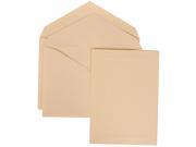 Ivory Card with Ivory Envelope Large Wedding Invitation Ivory Simple Border Set 50 cards 51 2 x 7 3 4