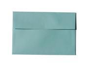 JAM Paper® A8 5 1 2 x 8 1 8 Paper Envelopes Aqua Blue 25 envelopes per pack