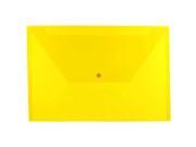 JAM Paper® Yellow Legal Size Booklet Plastic Envelope with Snap Closure 9 1 2 x 14 1 2 12 Envelopes per Pack