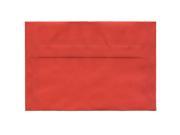 JAM Paper® A8 5 1 2 x 8 1 8 Closeout Envelopes Virtual Candy Nectarine Translucent 25 envelopes per pack
