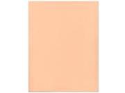 JAM Paper® 8 1 2 x 11 Vellum Cover Cardstock 67lb Peach 50 sheets per pack