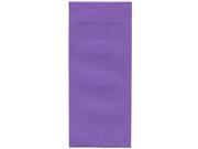 JAM Paper® 14 Open End Policy 5 x 11 1 2 Recycled Paper Envelope Brite Hue Violet 25 envelopes per pack