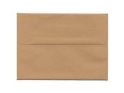 JAM Paper® A7 5 1 4 x 7 1 4 Passport Recycled Paper Invitation Envelope Ginger Brown 25 envelopes per pack