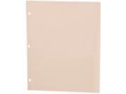 JAM Paper® 2 Pocket 3 Hole Punched Plastic Presentation School Folder Clear Sold Individually