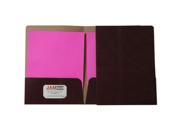 JAM Paper® 9 x 12 Corrugated Fluted Folders Burgundy pack of 6 folders