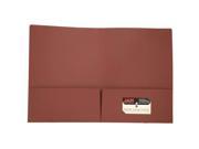 JAM Paper® 2 Pocket Matte Cardstock Paper School Presentation Folder Burgundy 6 folders per pack
