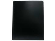 JAM Paper® 9.5 x 11.5 Biodegradable Plastic School Folders Black Pack of 6