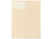 JAM Paper® Natural Parchment Mailing Address Labels 4 x 2 10 labels per page 120 labels total