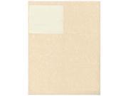 JAM Paper® Natural Parchment Mailing Address Labels 4 x 3 1 3 6 labels per page 120 labels total