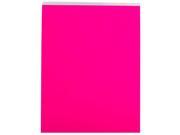 JAM Paper® Neon Fluorescent Pink Address Labels Large 3 1 3 x 4 6 labels per page 120 labels total