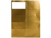 JAM Paper® Gold Matte Foil Mailing Address Labels 4 x 2 10 labels per page 120 labels total