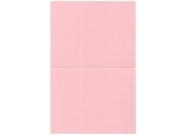 JAM Paper® Baby Pink Base Blank Foldover Note Cards 4 3 8 x 5 7 16 inches 100 per pack