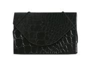 JAM Paper® Black Alligator Texture Business Card Case Sold individually
