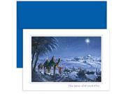 JAM Paper® Wisemen Seeking Christmas Card Pack 18 Holiday Cards Envelopes per pack