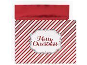 JAM Paper® Merry Christmas Stripes Card Pack 16 Holiday Cards Envelopes per pack
