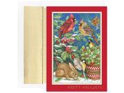 JAM Paper® Christmas Critters Christmas Card Pack 16 Holiday Cards Envelopes per pack