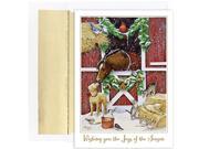 JAM Paper® Farm Animals Christmas Card Packs 18 Holiday Cards Envelopes per pack