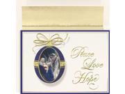 JAM Paper® Angels Adoring Christmas Card Pack 18 Holiday Cards Envelopes per pack