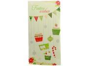 JAM Paper® Festive Wishes Christmas Gift Card and Money Holder Cards 6 Cards and Envelopes per pack
