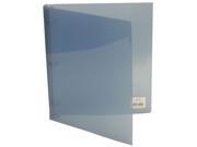 JAM Paper® Graphite Blue Glass Twill Grid Design 0.75 inch Plastic 3 Ring Binders Sold individually